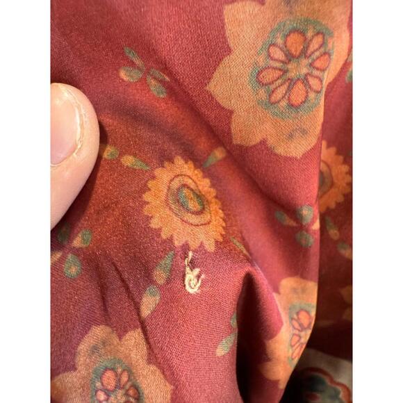 MISA Los Angeles Multicolored Eliza Patchwork Wrap Dress Size XL (READ) - Picture 10 of 15